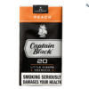 Tobacco Sepeti stoklarında bulunan orijinal Captain Black Aromatic Peach sigara paketi, canlı turuncu detayları ve ikonik tasarımıyla en taze haliyle gösterilmektedir.