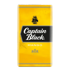 Tobacco Sepeti stoklarında bulunan, orijinal Captain Black Mango aromalı ithal sigara karton paketi ve güncel sipariş fiyatı görseli.
