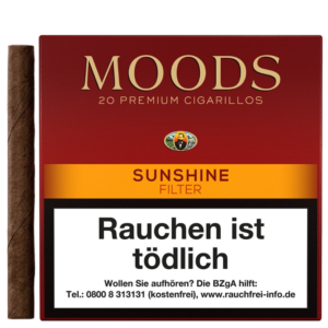 Moods Sunshine Filter 20’s puro - Tobacco Sepeti