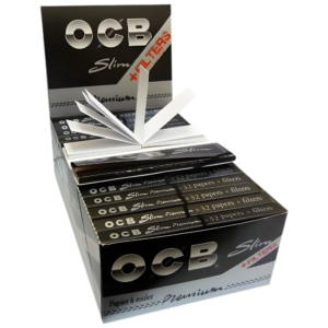 OCB King Size Slim Filter Siyah Zıvanalı Tane Satın Al